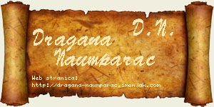 Dragana Naumparac vizit kartica